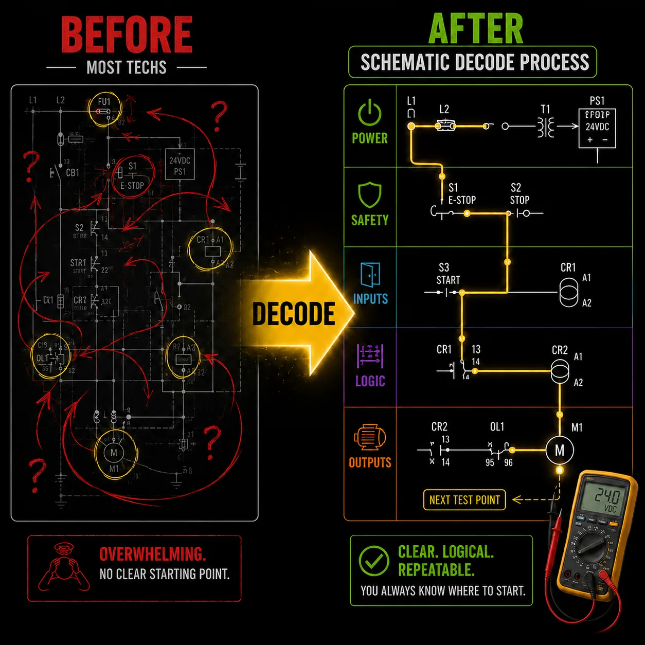 Fault Fixer Schematics: Blueprint Bootcamp module