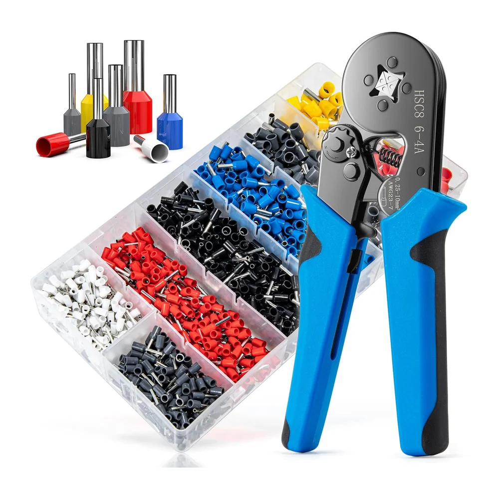 Ferrule Crimping Tool: Self-adjustable ratchet